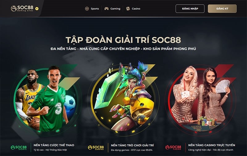 SOC88 - Nhà cái uy tín, đáng tin cậy cho mọi cược thủ